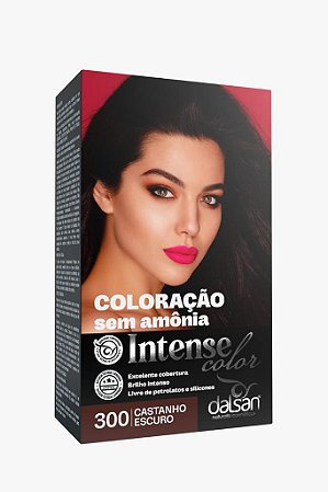 Coloração sem amônia 300 Castanho Escuro