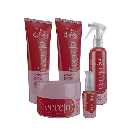 Kit Hair Gloss Cereja