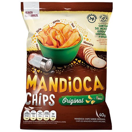 Mandioca Chips Sabor Original - 40g