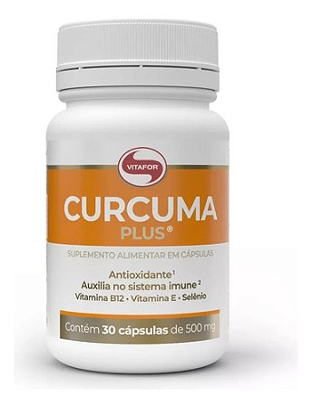 CURCUMA PLUS 30 CAPSULAS 500MG VITAFOR