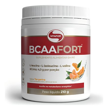 BCAA FORT POTE 210G TANGERINA VITAFOR