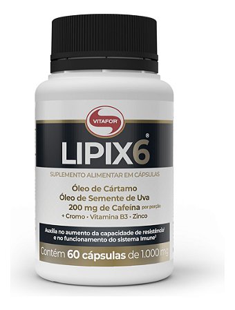 LIPIX 6 60 CAPSULAS 1000MG VITAFOR