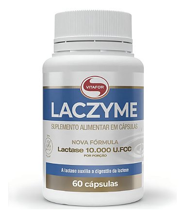 LACZYME 60 CAPSULAS 470MG VITAFOR