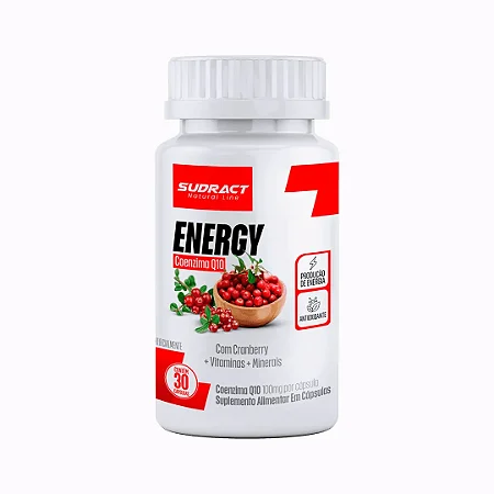 ENERGY COENZIMA Q10  30CAPS SUDRACT  NUTRITION
