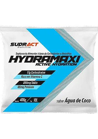 HYDRAMAXI 400G SABOR AGUA DE COCO SUDRACT NUTRITION
