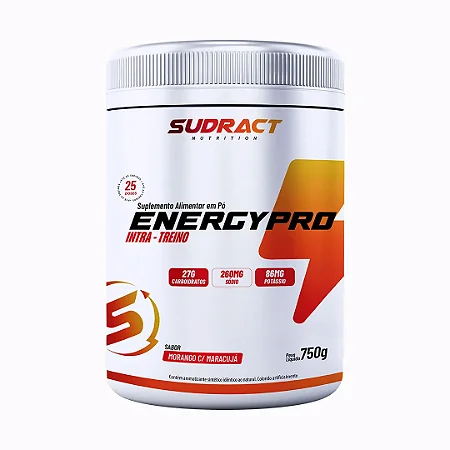 POTE ENERGY PRO 750G MORANGO / MARACUJA SUDRACT NUTRITION