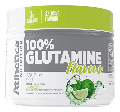 100% GLUTAMINE FLAVOUR (200 G) LIMAO ATLHETICA