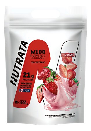 PROTEINA NUTRATA NPRO WHEY MORANGO REFIL 900G