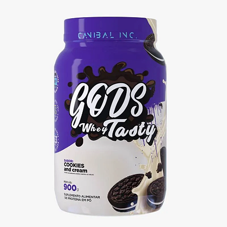 GODS WHEY TASTY 900G COOKIES CANIBAL INC