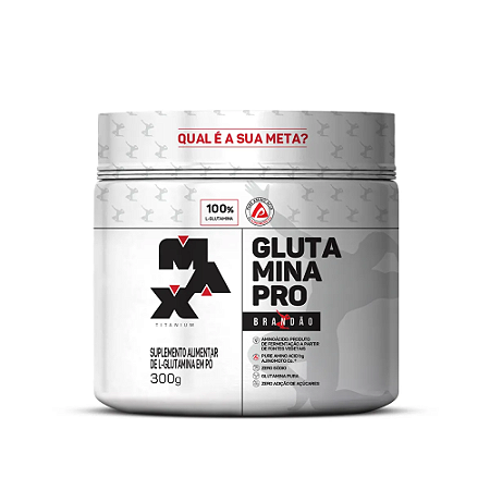 GLUTAMINA PRO POTE 300G BRANDÃO MAX TITANIUM