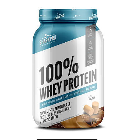 100% WHEY PROTEIN POTE 900G - PACOCA SHARK PRO