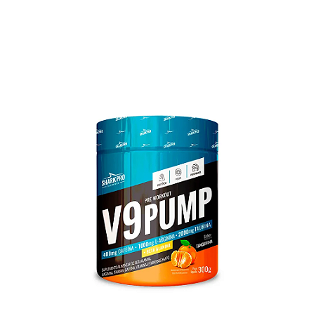 V9 PUMP - PRE TREINO 300G - TANGERINA SHARK PRO