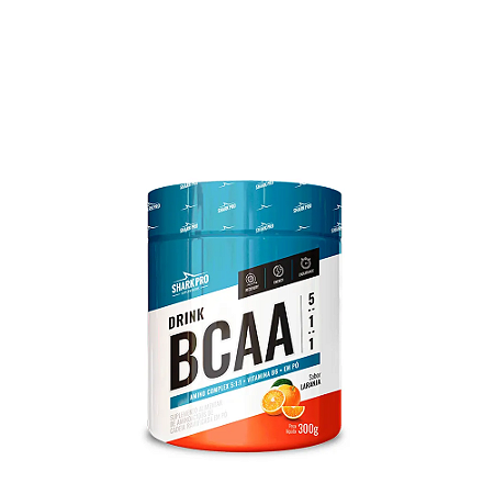 BCAA EM PO - BCAA DRINK 5:1:1 - 300G -  LARANJA SHARK PRO