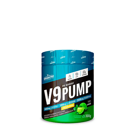 V9 PUMP - PRE TREINO 300G - LIMAO SHARK PRO