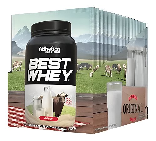 BEST WHEY (DISPLAY C/15 SACHETS DE 35g) ORIGINAL ATLHETICA NUTRITION