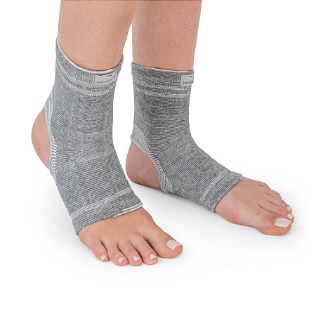 TORNOZELEIRA ELASTICA BAMBOO CINZA M HIDROLIGHT