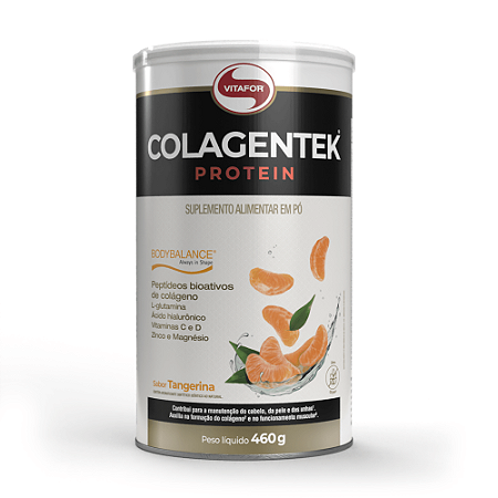 COLAGENTEK PROTEIN LATA 460G SABOR TANGERINA VITAFOR