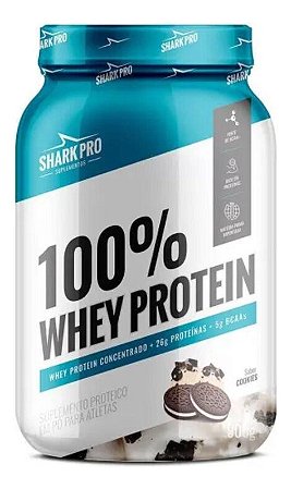 100% WHEY PROTEIN POTE 900G - COOKIES SHARK PRO
