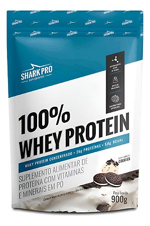 100% WHEY PROTEIN POUCH 900G - COOKIES SHARK PRO