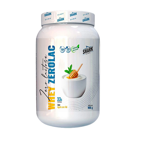 WHEY ZEROLAC POTE 900G - LEITINHO (LINHA CLINIC) SHARK PRO