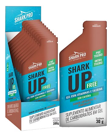 SHARK-UP FREE CHOCOLATE DP C/ 10 UN SHARKPRO