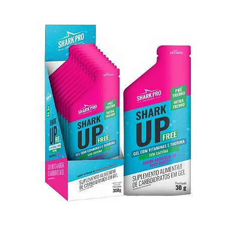 SHARK-UP FREE TUTTI FRUIT DP C/ 10 UN SHARKPRO