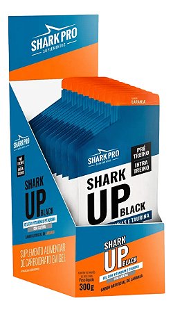 SHARK-UP BLACK LARANJA DP C/ 10UN SHARKPRO