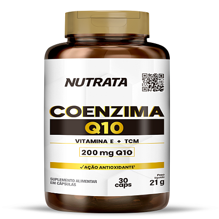 COENZIMA Q10 200MG 30CAPS - NUTRATA