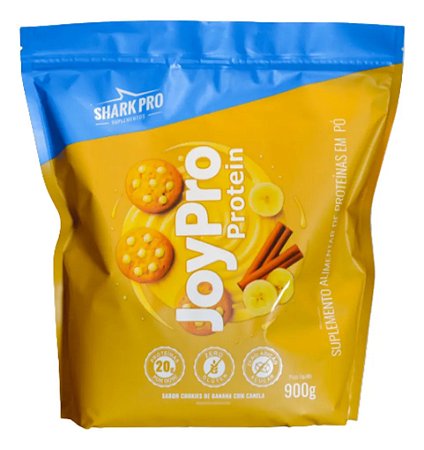 WHEY PROTEIN JOYPRO REFIL 900G - BANANA C/ CANELA SHARK PRO