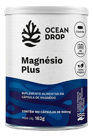 MAGNESIO PLUS 180 CAPSULAS 900 MG OCEAN DROP