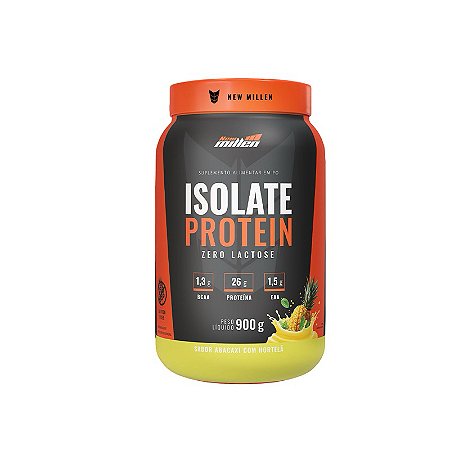 ISOLATE PROTEIN ABACAXI COM HORTELA POTE 900G NEW MILLEN