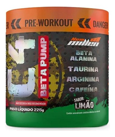 C4 BETA PUMP PRE WORKOUT - LIMÃO 225G POTE NEW MILLEN