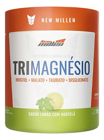 TRIMAGNESIO LIMAO COM  HORTELA POTE 180G NEW MILLEN
