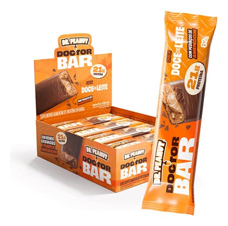 DOCTOR BAR DOCE DE LEITE 8UN DE 62G DR. PEANUT