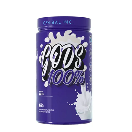 GODS 100% WHEY 900G LEITE (POTE) CANIBAL INC