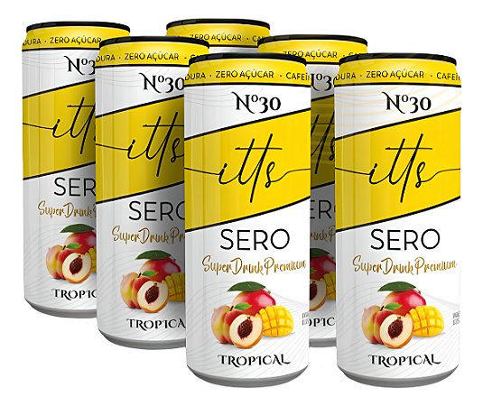 ITTS SERO - SUPER DRINK - MANGA C/ PESSEGO TROPICAL - 269ml FD C/ 6UN