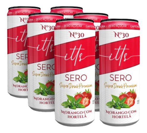 ITTS SERO - SUPER DRINK - MORANGO COM HORTELA - 269ml FD C/ 6UN