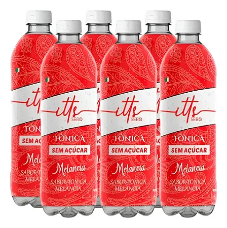 ITTS SERO AGUA TONICA - MELANCIA -  SUPLEMENTO SEM ACUCAR 1 L C/ 6 UN