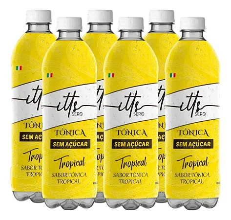 ITTS SERO AGUA TONICA - TROPICAL -  SUPLEMENTO SEM ACUCAR 1 L C/ 6 UN