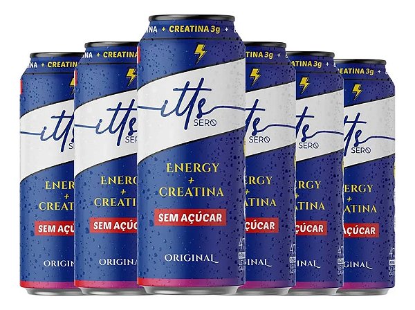 ITTS SERO ENERGY - CREATINA ORIGINAL SEM ACUCAR 473 ML FD C/ 6