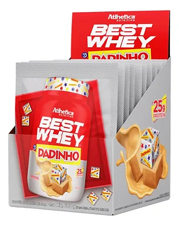 BEST WHEY (DISPLAY C/15 SACHETS DE 40G) DADINHO ATLHETICA