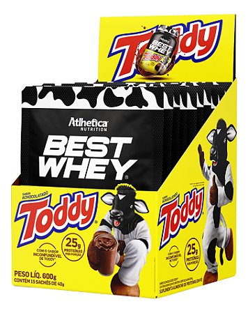 BEST WHEY (DISPLAY C/15 SACHETS DE 40G) TODDY ATLHETICA NUTRITION