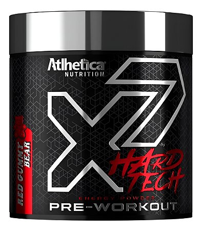 X7 HARD TECH (200 G) RED GUMMY CANDY ATLHETICA