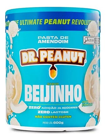 PASTA DE AMENDOIM DR. PEANUT BEIJINHO 600G