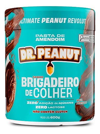 PASTA DE AMENDOIM DR. PEANUT BRIGADEIRO DE COLHER 600G
