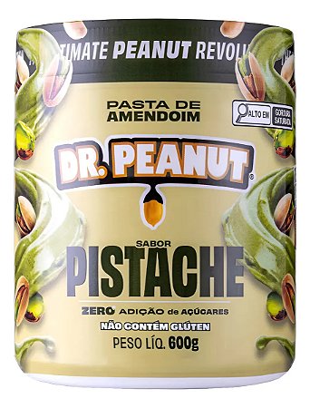 PASTA DE AMENDOIM DR. PEANUT PISTACHE 600G