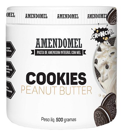 PASTA CHOC BRANCO COM COOKIES PT 500G AMENDOMEL