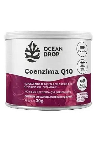 COENZIMA Q 10 100MG 60 CAPS 500MG OCEAN DROP