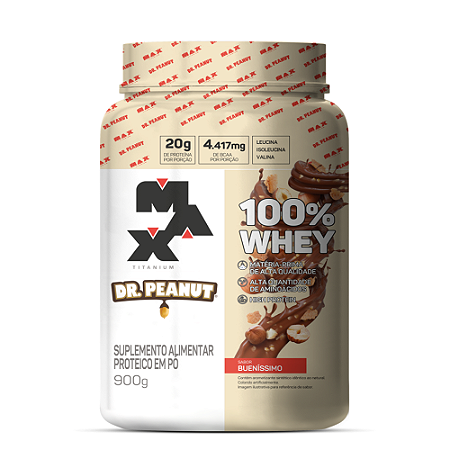100% WHEY DR. PEANUT POTE 900G BUENÍSSIMO