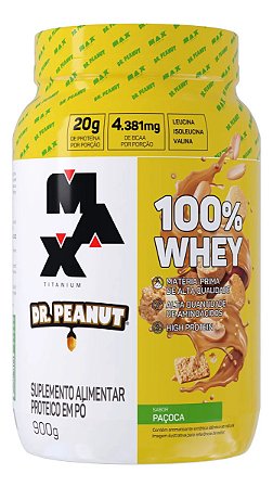 100% WHEY DR. PEANUT POTE 900G PAÇOCA